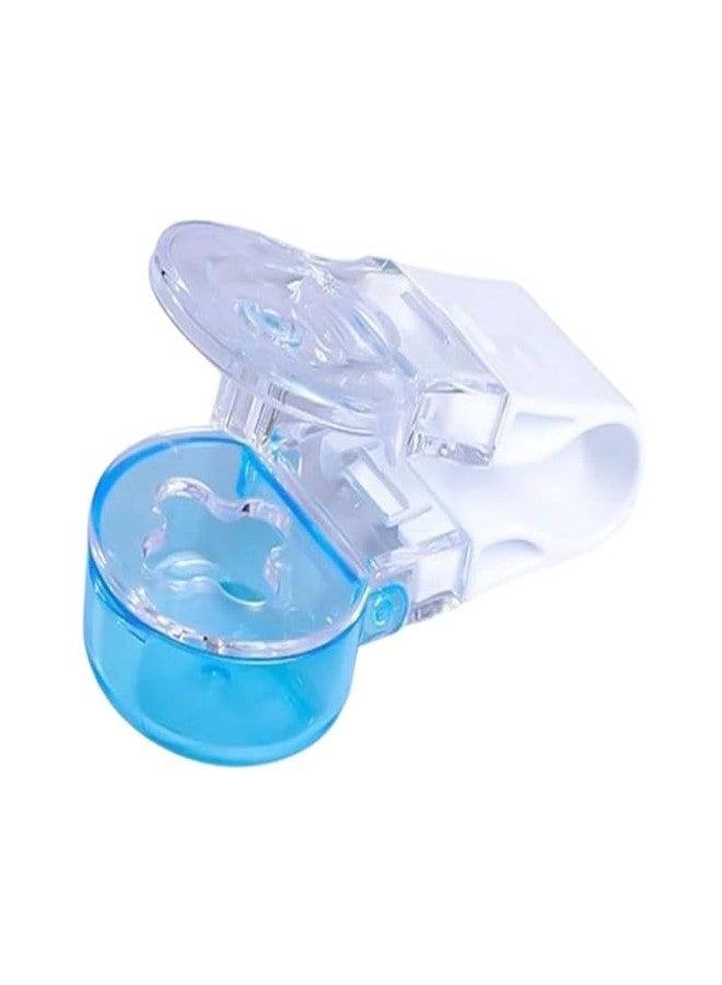 Dwuww Blue Portable Pill Taker Remover, Medication Dispenser, Tablets Pills Blister Pack Opener Assistance Tool, Organizer for The Elderly - Image 1
